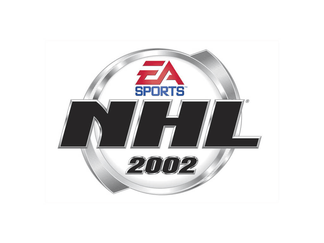 NHL 2002 title screen for Xbox
